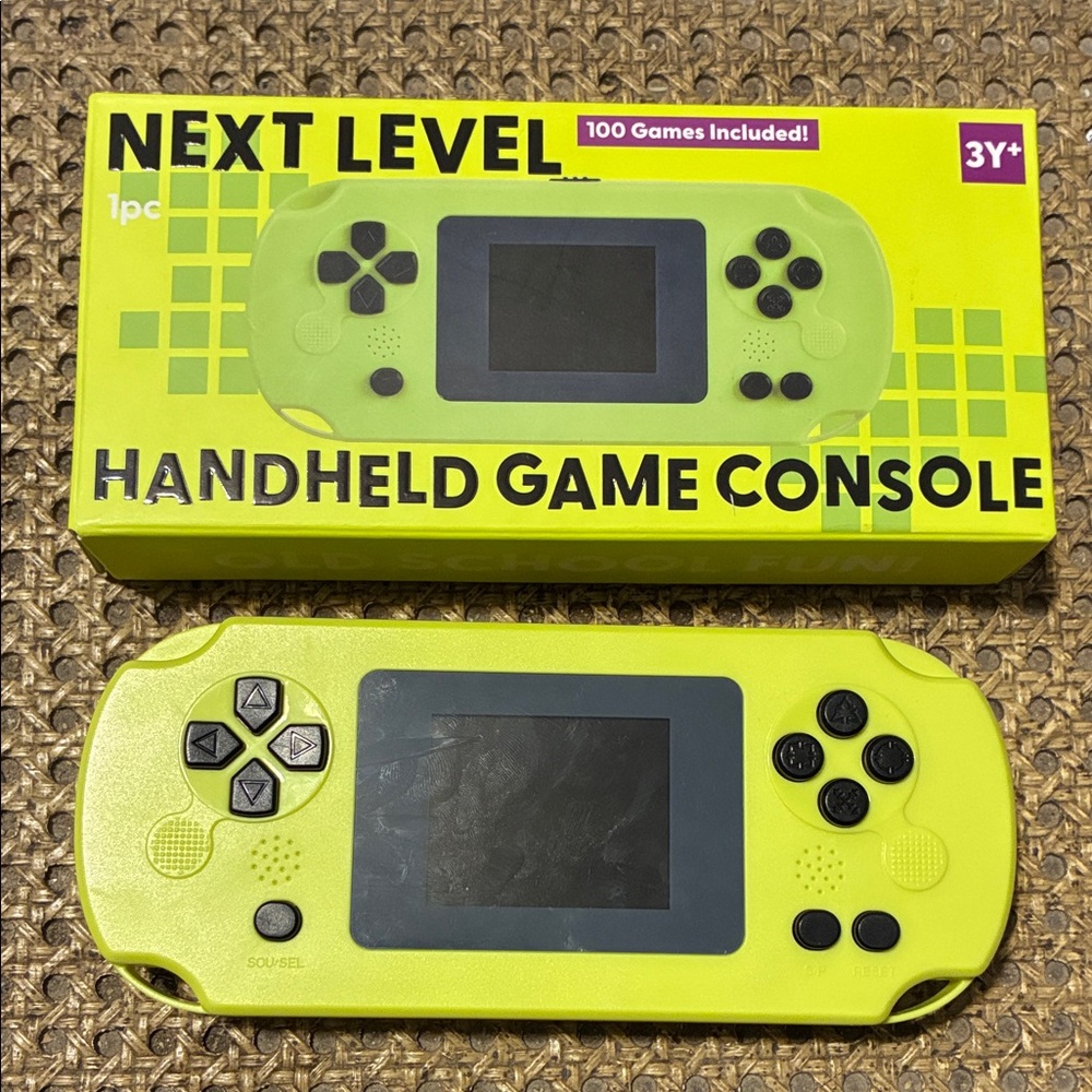 Next Level Apparel Neon Yellow-Green Handheld Game Console